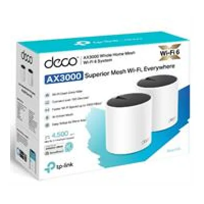 TP Link Deco X55 (2-pack) AX3000 Whole Home Mesh Wi-Fi 6 System