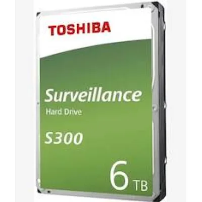 Toshiba S300 3.5-inch 6TB SATA III Surveillance Internal Hard Drive