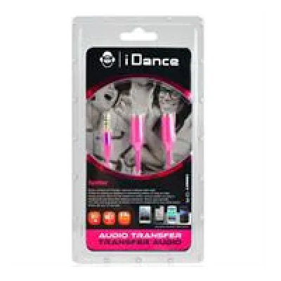 iDance Pink Connect C2 3.5mm 1 to 2 Splitter
