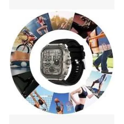 Nesty NP 104 Ultra Smart Sports Watch With Calling Function Black